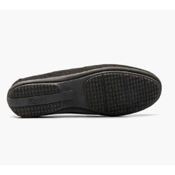 Stacy Adams Corby Loafers Black Moc Toe Saddle Slip On Shoes NWOB Mens Size 9.5 - Picture 3 of 10